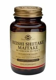 Solgar Extrakt z Shiitake, Reishi a Maitake 50 kapslí