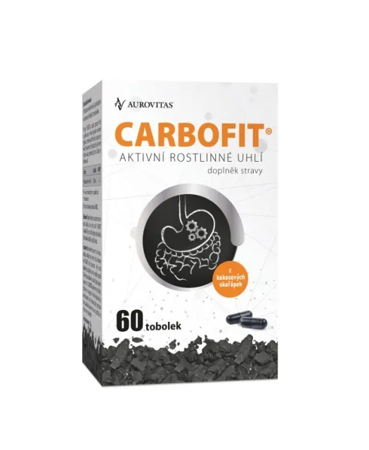 CARBOFIT aktivované rostlinné uhlí 60 tob