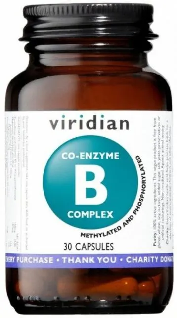 Viridian Co-enzyme B-complex 30 cps