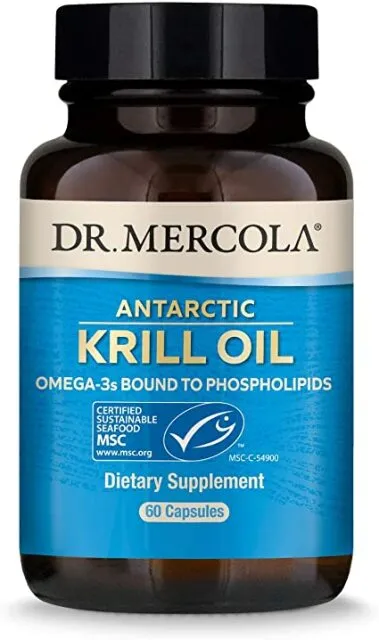 Dr. Mercola Kril olej pro dospělé 60 kapslí