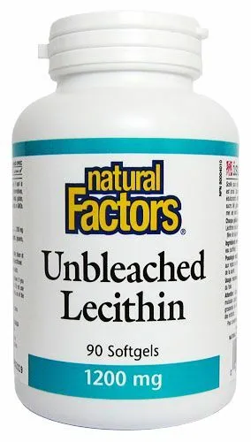 Natural Factors Lecitin - nebělený 90 cps