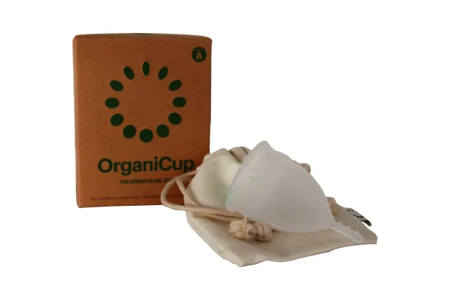 OrganiCup menstruační kalíšek bílý - velikost A