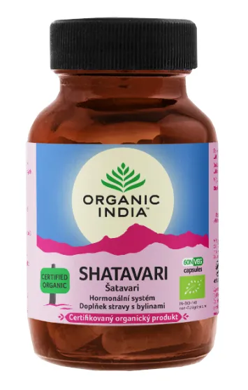 Organic India Šatavari 60 kapslí