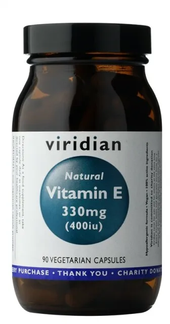 Viridian Vitamin E 400iu 90 kapslí