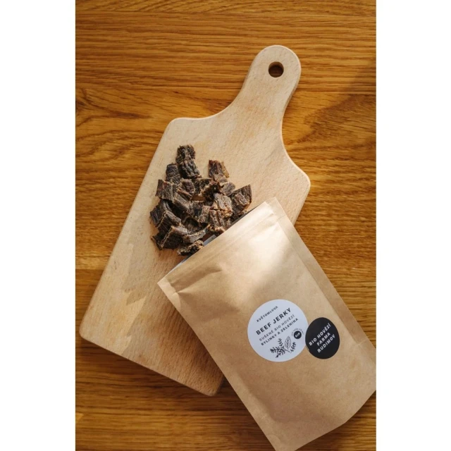 Levně Beef jerky - Bio hovězí bylinky a zelenina 25 g