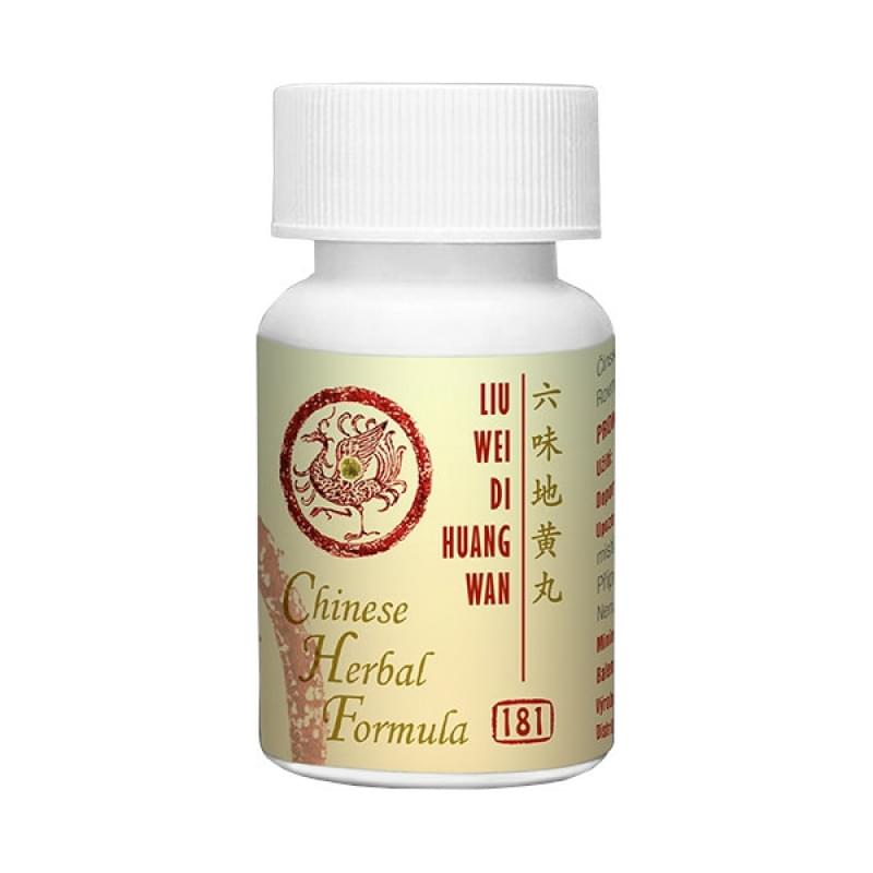 Pilulka šesti chutí 181 – Liu Wei Di Huang Wan