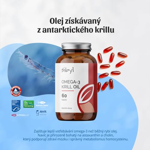 Krill oil Sibyl certifikace