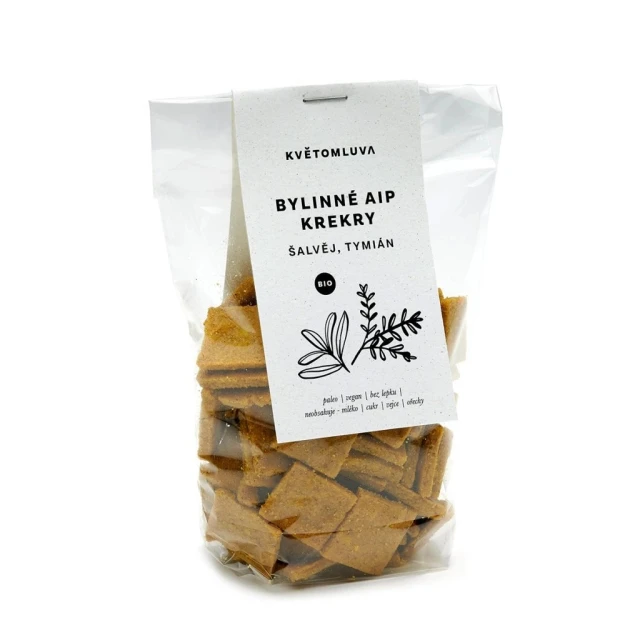 Levně Bio Bylinné krekry AIP - Šalvěj a tymián 100 g