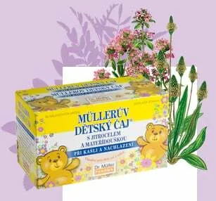 Müllerův dětský čaj s jitrocel.a mateř.20x1.5g koupíte na PřírodníLékárna.cz