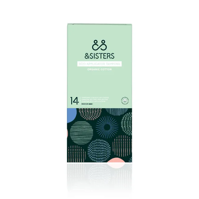 Organické tampóny s aplikátory 14 ks MEDIUM