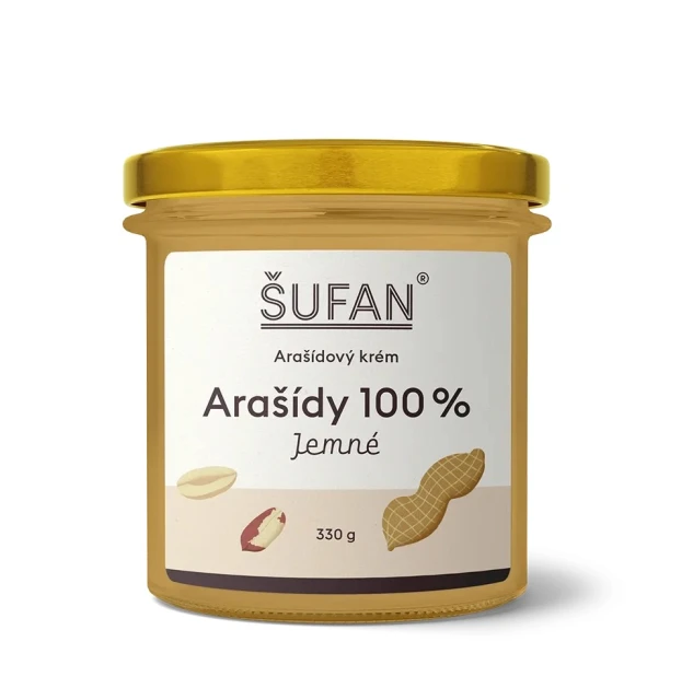 Šufan Arašídové máslo jemné Šufan 330g