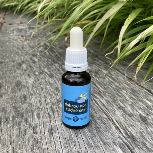 Energie rostlin Bachova esence Dobrou noc a klidné sny 20 ml