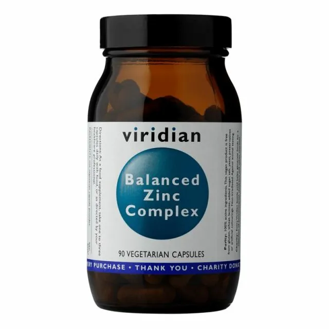 Viridian Balanced Zinc Complex 90 cps koupíte na PřírodníLékárna.cz