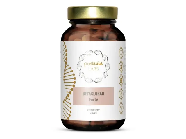 PuraviaLabs Betaglukan Forte 60 cps