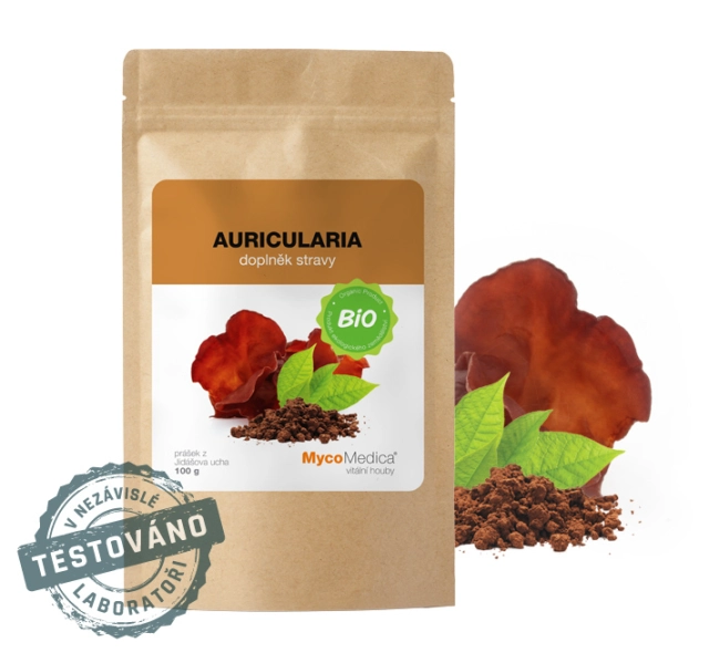 Mycomedica BIO Auricularia - prášek 100 g