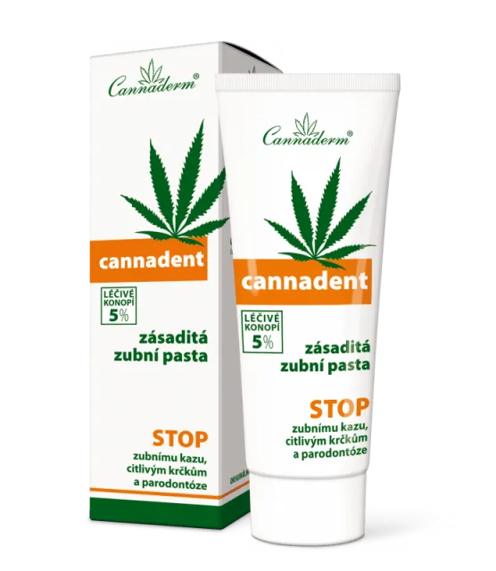 Cannaderm Cannadent zubní pasta NEW 75g