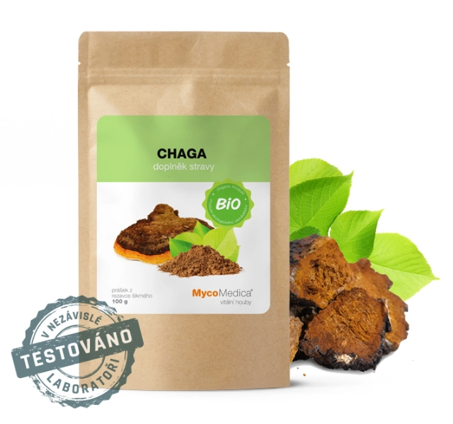 Mycomedica BIO Chaga - prášek 100g