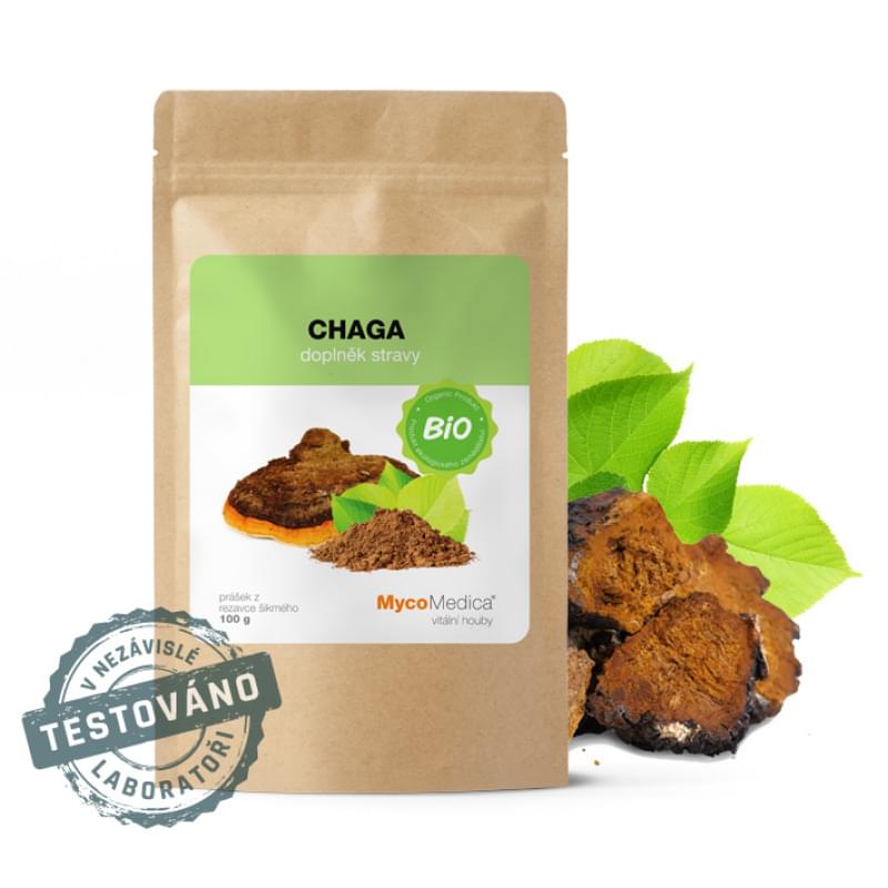 chaga-bio-prášek mycomedica