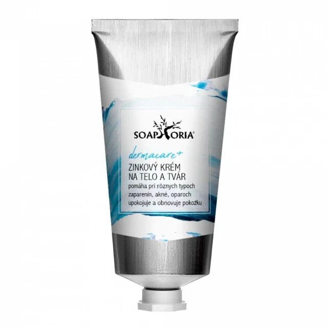 DERMACARE+ organický zinkový regenerační krém na obličej a tělo 75 ml