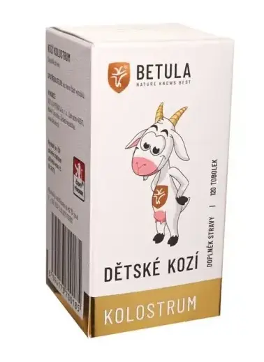 Betula dětské kozí kolostrum 120 tobolek koupíte na PřírodníLékárna.cz