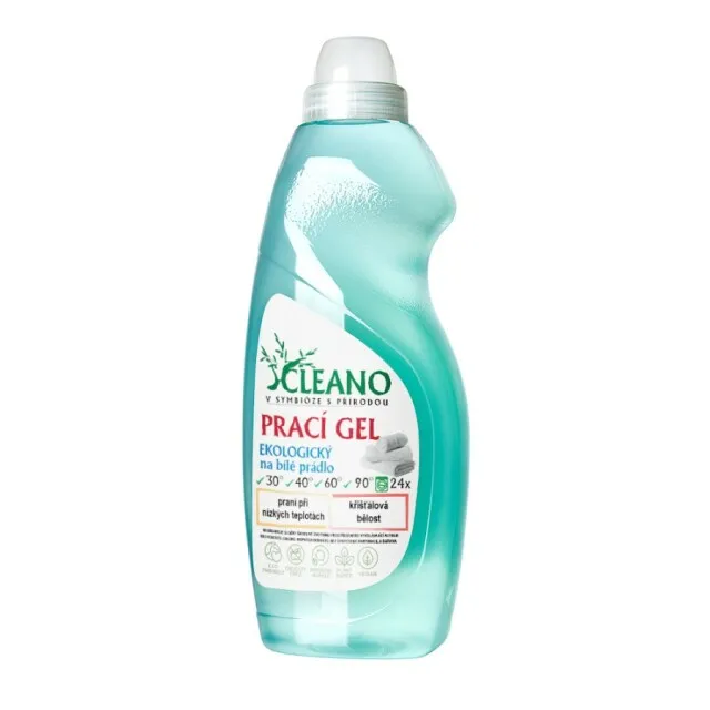 Levně Ekologický prací gel na bílé prádlo 1,5l