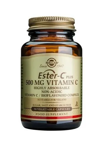 Solgar ESTER-C® PLUS 500 MG VITAMÍN C 50 kapslí koupíte na PřírodníLékárna.cz