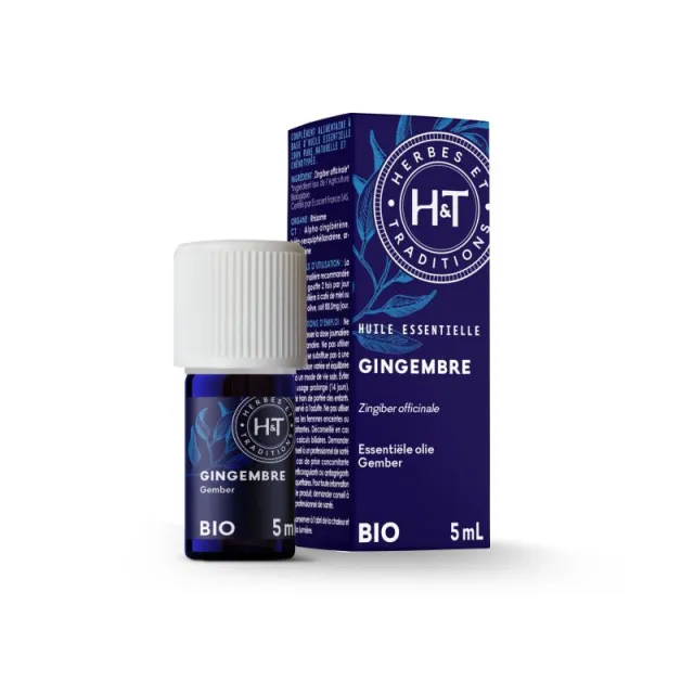 Éterický olej Zázvor lékařský (čerstvý oddenek) BIO 5 ml