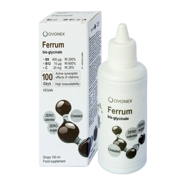 Ovonex Minerální kapky do vody Ferrum 100 ml koupíte na PřírodníLékárna.cz