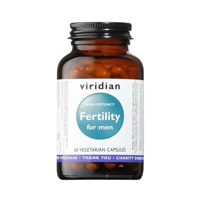 Viridian Fertility pro muže 60 kapslí koupíte na PřírodníLékárna.cz