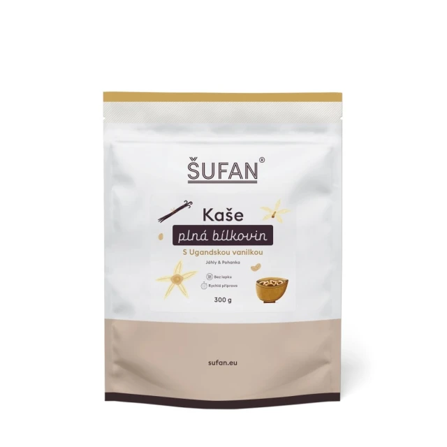 Šufan Kaše plná bílkovin s ugandskou vanilkou 300 g