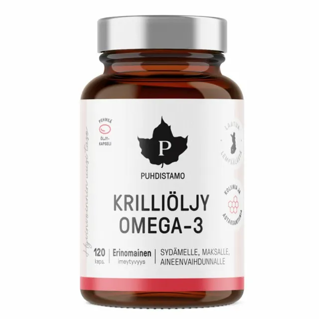 Puhdistamo Super Omega3 Krill oil 60 cps