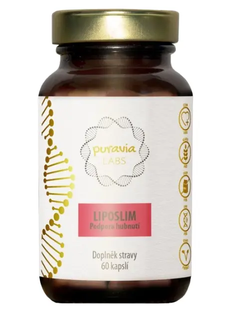 Puravia Labs LIPOSLIM - podpora hubnutí 60 cps