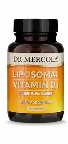 Dr.Mercola Liposomal vitamin D3 5000 IU 30 cpstamin D3 1000 IU 30 cps