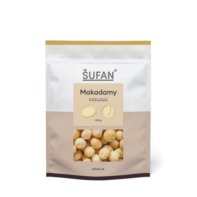 Śufan Makadamové ořechy natural 200 g