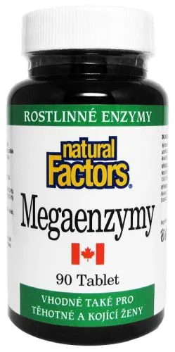 Levně Natural factors Megaenzymy 90 tbl