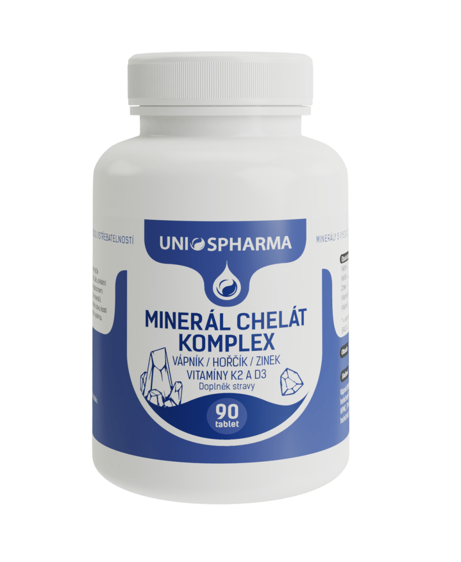 Minerál chelát komplex 90 tablet - vápník a vitamíny K2 a D3