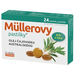 Müllerovy pastilky s tea tree 24 pastilek