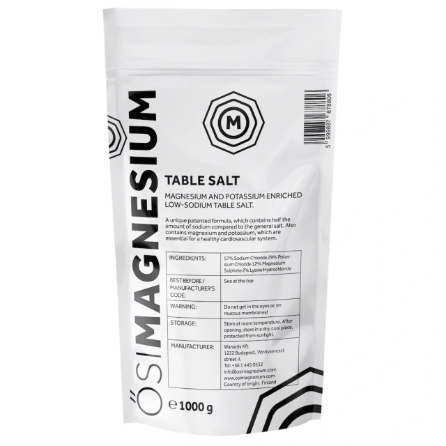 Sůl s nízkým obsahem sodíku 1 kg