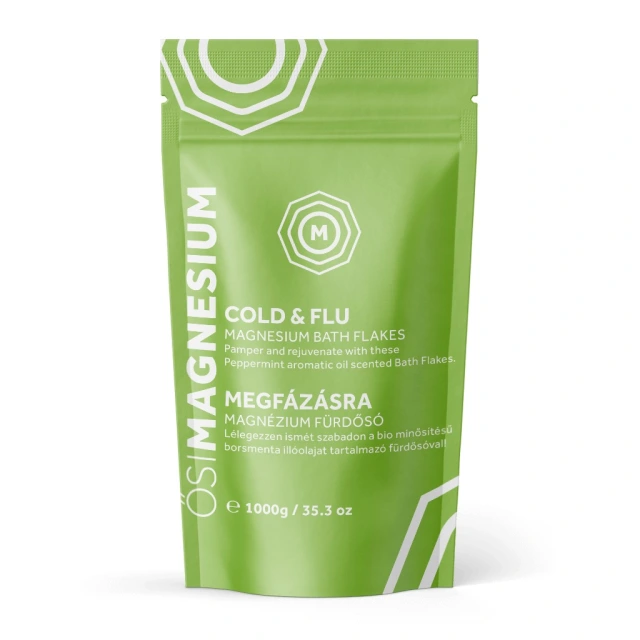 ŐsiMagnesium Magnesium koupelové vločky Cold & Flu 1 kg
