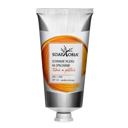 Ochranné tělové a pleťové mléko na opalování s SPF 30 75 ml