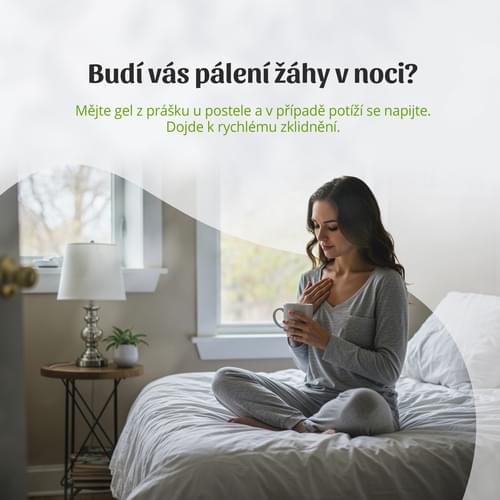Pálení žáhy v noci