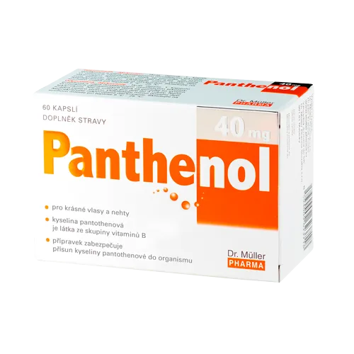 Dr. Müller Panthenol 40 mg 60 kapslí koupíte na PřírodníLékárna.cz