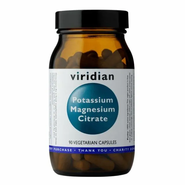 Viridian Potassium Magnesium Citrate 90 cps koupíte na PřírodníLékárna.cz