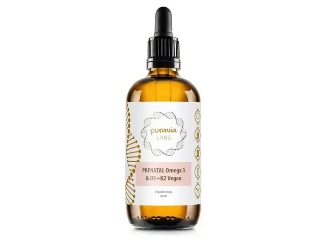 Prenatal Omega 3 & D3 + K2 Vegan 60 ml
