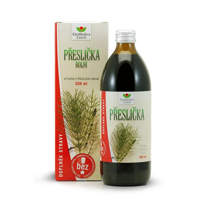 Přeslička rolní šťáva