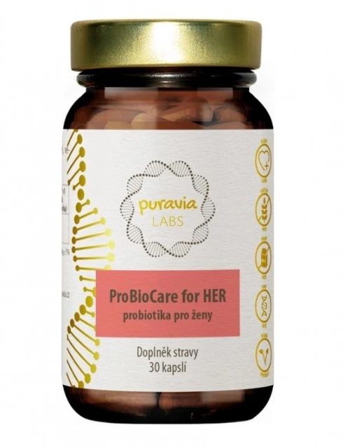 Puravia Labs Probiotika pro ženy 30 cps