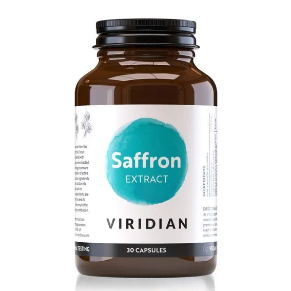 Viridian Saffron Extract (Šafrán) 30 kapslí
