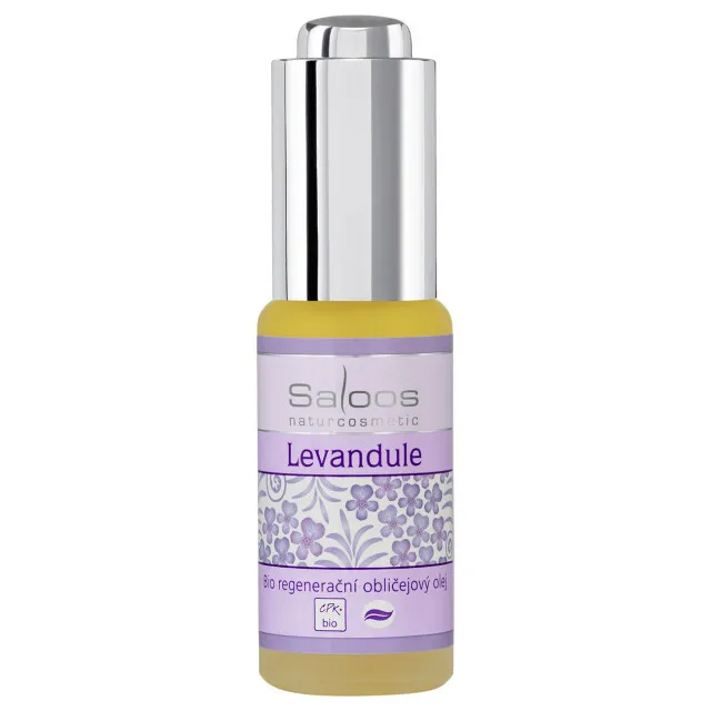 Saloos regenerační obličejový olej Levandule 20 ml BIO koupíte na PřírodníLékárna.cz