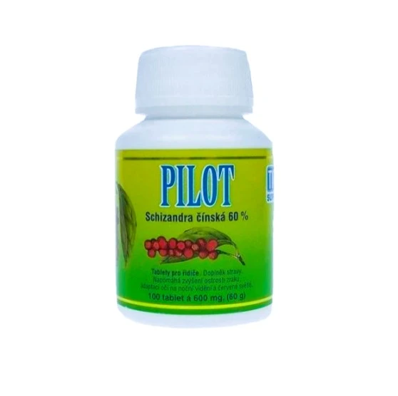 Levně Hemann PILOT Schizandra čínská 60% 100 tablet