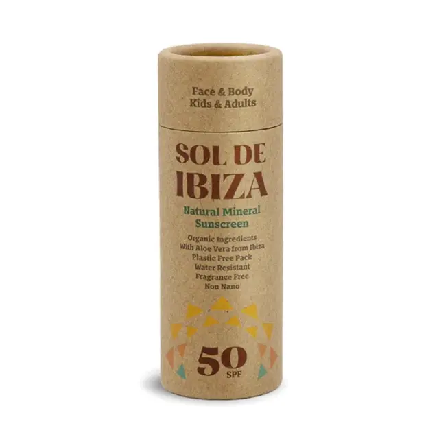 Sol de Ibiza Opalovací krém v tyčince SPF 50 - 45 g